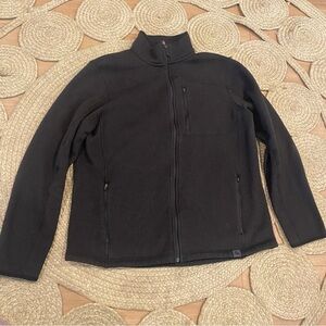 LL Bean XL Tall Dark gray black zip slightly fitted jacket